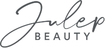The logo for Julep Beauty, featuring the brand name in a stylized gray cursive font with 'BEAUTY' written in a clean sans-serif typeface below it, set against a solid white background.
